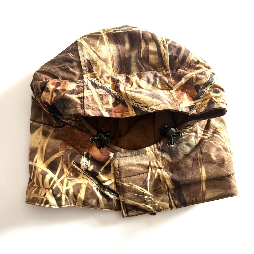 Advantage Max-4 HD Camo Detachable Fleece Lined Hunting Hood with Bungee Toggles